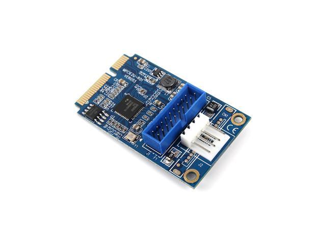 MINI PCI-E to USB30 Adapter Card Mini PCIE to 20Pin/19Pin Expansion Card