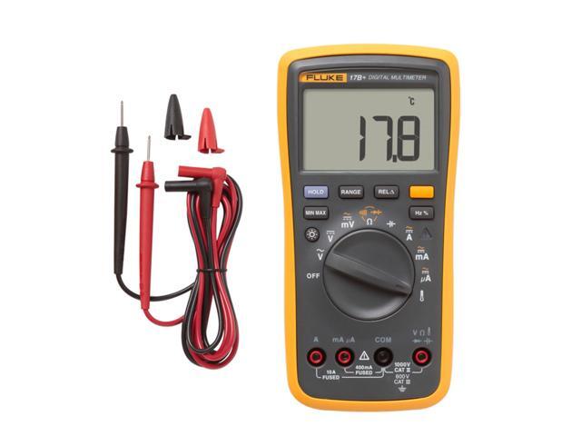 FLUKE F17B+ 4000 Counts Multimeter Portable Digital Multimeter Handheld Voltmeter Ammeter Voltage Meter Universal Meter Measuring AC/DC Voltage