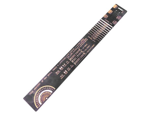 250mm PCB Reference Ruler Chip IC SMD Diode Transistor Measuring Tool For Electronic Engineers