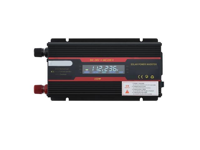 Intelligent Solar Power Car Inverter Modified Sinewave Converter with LCD Display