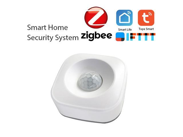 Tuya Powered ZigBee PIR Motion Sensor Wireless Passive Infrared Detector 360° Detection Angle Security Burglar Alarm Sensor Tuya/SmartLife APP Control