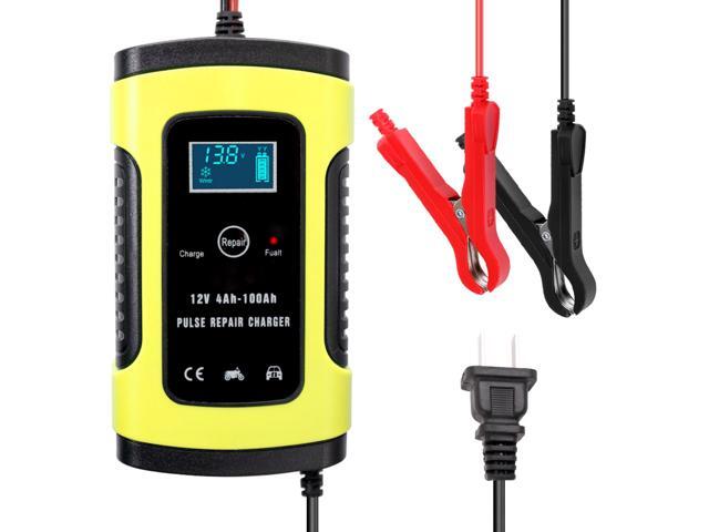 12V 6A Full Automatic Car Battery Charge Device Intelligent Power Charge Pulse Repairing Chargers Wet Dry Leadacid Battery-chargers with Digital