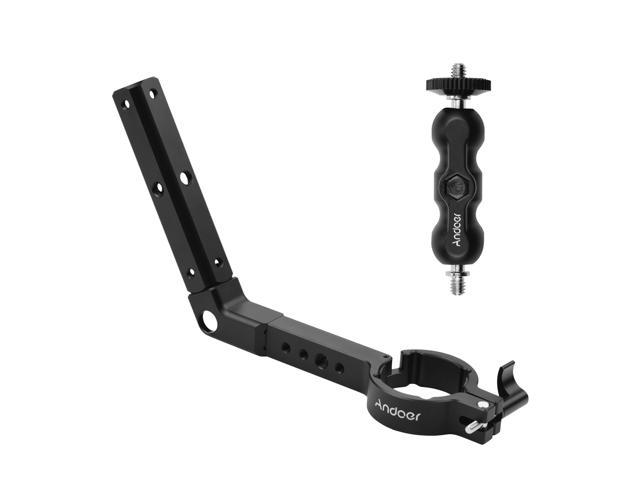 Andoer Gimbal Stabilizer Handle Hand Grip Extension Rod Holder Aluminum Alloy with Mini Ball Head Mount Compatible with DJI Ronin S