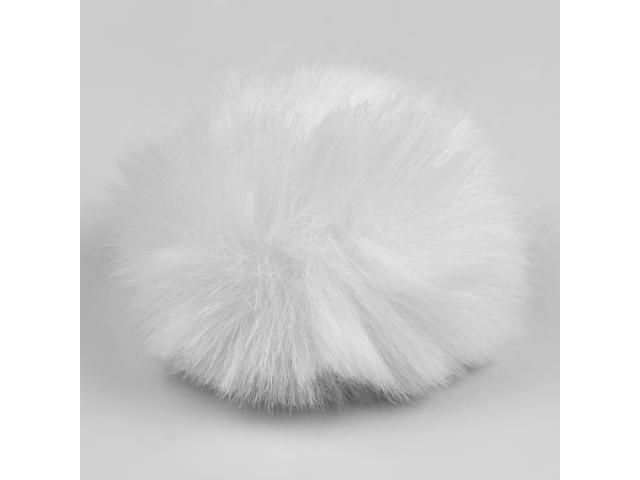 Clip-on Lavalier Microphone Windscreen Furry Windshield Mic Muff Compatible with Boya M1 and Other Most Lapel Microphones
