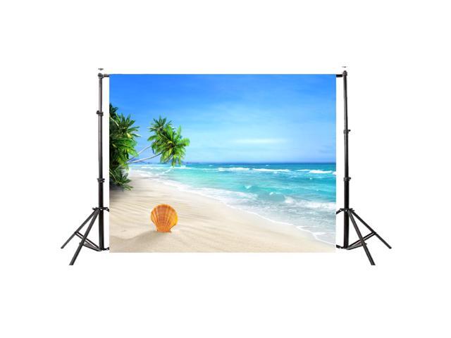 Summer Seascape Beach Dreamlike Haloes 3D Photography Background Screen Photo Video Photography Studio Fabric Props Backdrop
