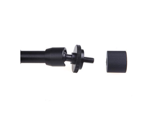 7 Inch Flexible Metal Arm Bracket Stand with 1/4 Inch Screw Cold Shoe Adapter for Mounting LED light Video Monitor