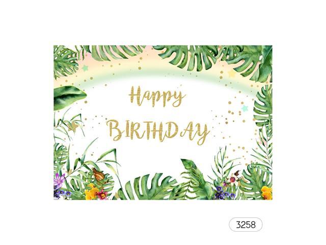 7*5ft Happy Birthday Cartoon Backdrop Baby Shower Kid Birthday Photography Background Cloth Children Carnival Party Decorations Photo Studio