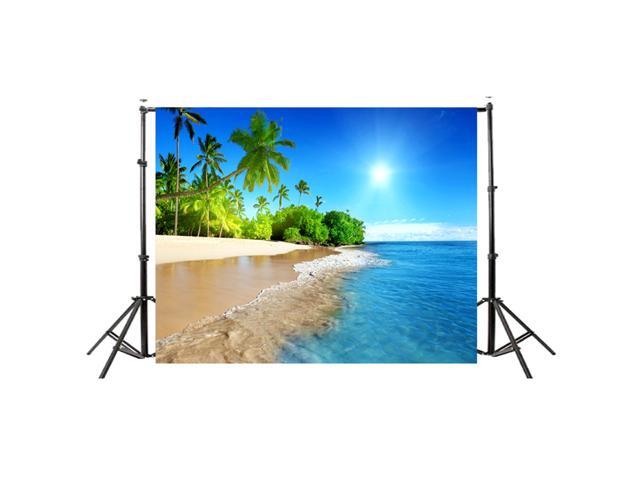 Summer Seascape Beach Dreamlike Haloes 3D Photography Background Screen Photo Video Photography Studio Fabric Props Backdrop