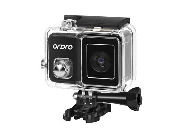 ORDRO BRAVE 1 4K 60fps WiFi Sports Action Camera PTZ Anti-Shake 120° Wide Angle 30M Waterproof Supports Slow/Fast Motion Time-lapse Photography