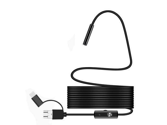 Wireless 3 in 1 Waterproof USB Port 7mm Visual Lens Mini Camera Portable Inspection Cam