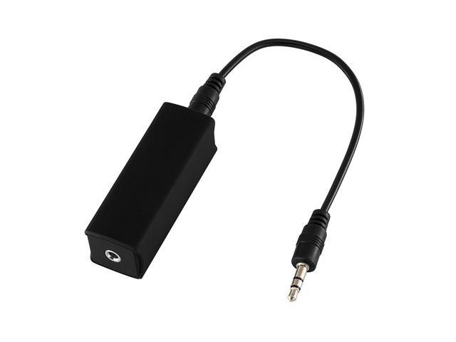 Ground Loop Noise Isolator Eliminating Audio Noise Effectively for Car Audio System Home Speaker with 35mm Audio Cable