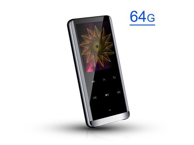 MP3 Player 8G/16G/32G/64G Portable Lossless Sound BT Digital Player with FM Radio Audiobook Backlit Keys Built-in Speaker Voice Recorder Audio