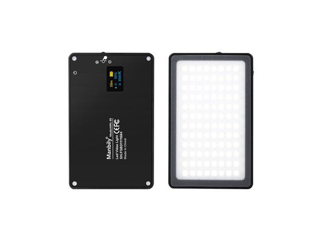 Manbily 8W Fill Light Selfie Camera Lamp with Magnetic Adsorption USB Powered Adjustable Brightness Dimmable/ Color Temperature Changing for Live