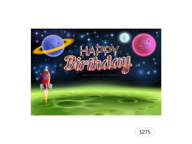 7*5ft Happy Birthday Cartoon Backdrop Baby Shower Kid Birthday Photography Background Cloth Children Carnival Party Decorations Photo Studio