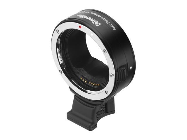 Commlite CM-EF-EOS R Lens Mount Adapter Electronic Auto Focus Mount Adapter with IS Function Aperture Control for Canon EF/EF-S Lens to Fit for