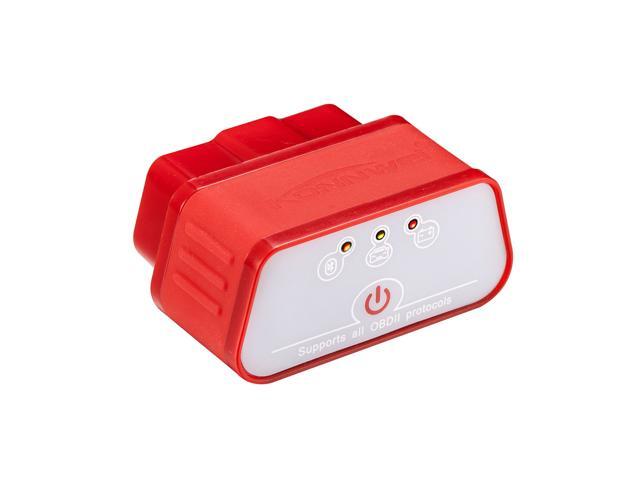 KONNWEI OBDII Mini BT30 Car Auto Diagnostic Scan Tools Compatible with Android Windows PC (Red White) KW903