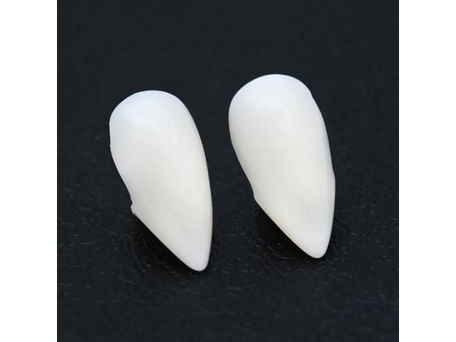 Vampire Teeth Realistic Vampire Fangs Zombie Denture Cosplay Accessories Halloween Party Prop Decoration
