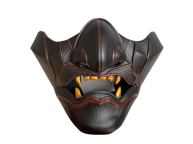 Ghost Of Tsushima Evil Spirit Mask Halloween Scary Mask Eco-Friendly Resin A Half Face Mask