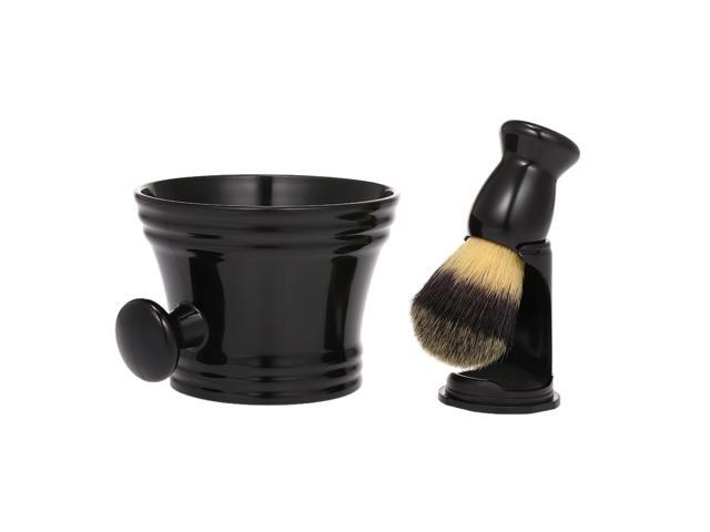 Shaving Kit for Men's Wet Shaving Brush Holder Stand Soap Bowl Mug Hair Beard Brush