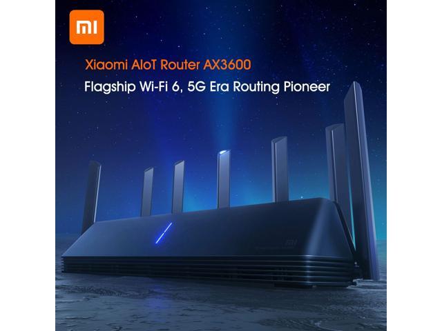 Xiaomi AIoT Router AX3600 Wi-Fi 6 24GHz 5GHz WiFi Repeater Three Gigabit MAX 2976Mbps 6 Antennas Qualcomm 6-core chip 512MB Network Extender APP