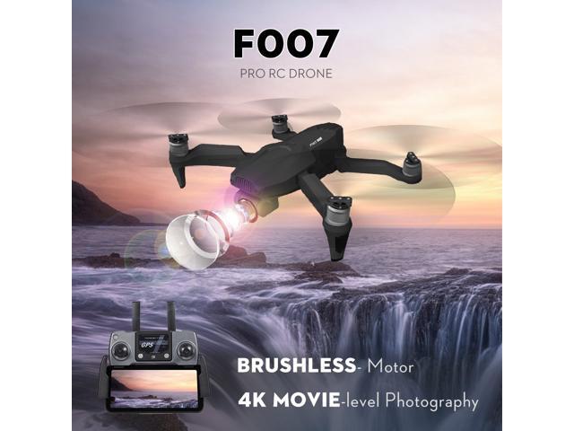 F007 PRO RC Drone with Camera 4K Camera Brushless Drone 5G WiFi FPV GPS Drone Optical Flow Positioning Track Flight Gesture Photo Video Surrounding