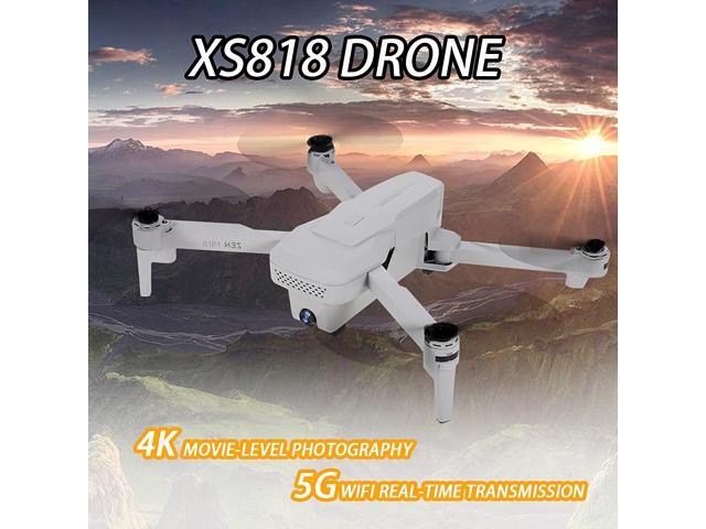 XS818 Drone with Camera 4K Drone 5G Wifi Optical Flow GPS Positioning Track Flight Altitude Hold Follow Me Gesture Photos Video RC Quadcopter