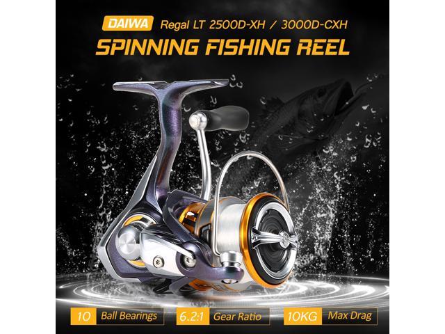 DAIWA Regal LT 2500D-XH / 3000D-CXH 10 Ball Bearings Spinning Fishing Reel Tackle True Carbon Frame