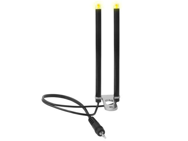 Aluminium Alloy Windproof Stick with LED Light Bite Alarm Windshield Bar Windproof Fishing Rod Connector Carp Fishing Tackle