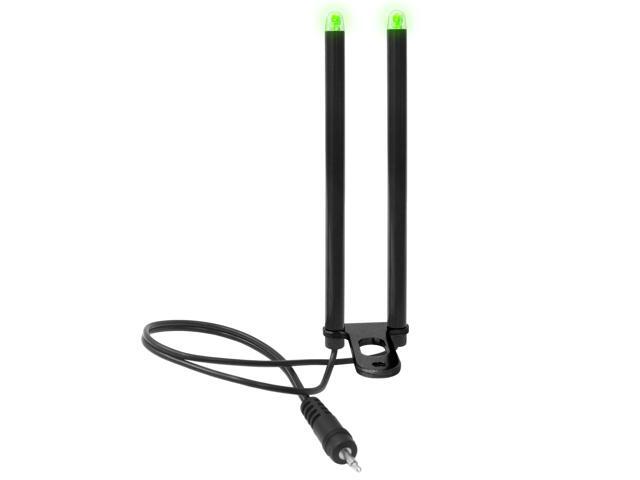 Aluminium Alloy Windproof Stick with LED Light Bite Alarm Windshield Bar Windproof Fishing Rod Connector Carp Fishing Tackle