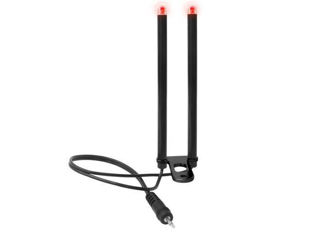 Aluminium Alloy Windproof Stick with LED Light Bite Alarm Windshield Bar Windproof Fishing Rod Connector Carp Fishing Tackle