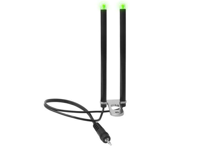 Aluminium Alloy Windproof Stick with LED Light Bite Alarm Windshield Bar Windproof Fishing Rod Connector Carp Fishing Tackle