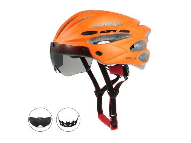 Bicycle Helmets Integrally Molded Cycling Helmets with Detachable Magnetic Goggles Mountain Road Bike Riding Outdoor Sport Safety Helmet