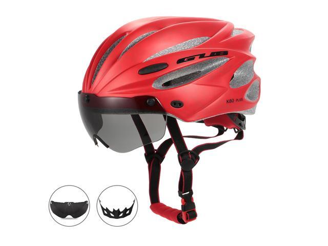 Bicycle Helmets Integrally Molded Cycling Helmets with Detachable Magnetic Goggles Mountain Road Bike Riding Outdoor Sport Safety Helmet