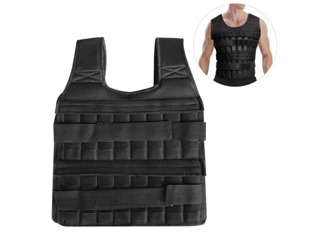 Max Loading 15kg/35kg Adjustable Weighted Vest Weight Jacket Exercise Weight Loading Cloth Strength Training (Empty)