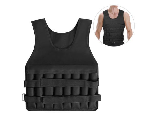 Adjustable Weighted Vest 20KG Max Loading for Exercises Fitness Muscle Building Weight Loss Running