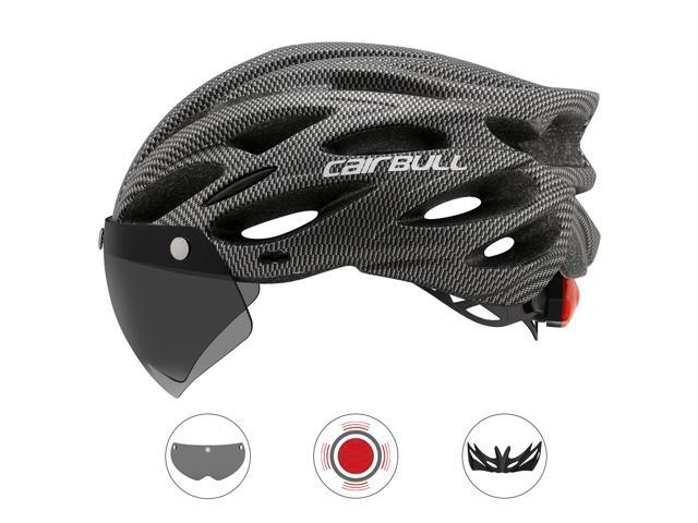 Cairbull Road Mountain bike Riding Helmet Helmet With Lens And Brim Taillight Riding Helmet Riding Equipment
