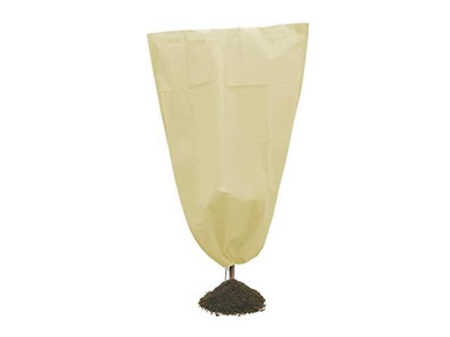 Frost Protection Plant Cover with Drawstring Frost Protection Bags Blanket 80gsm Non-woven Fabric Reusable Shrubs Trees Jacket Covers for Winter