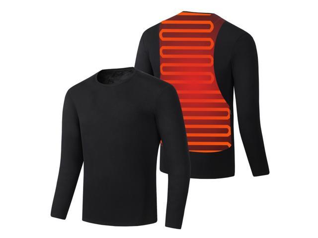 Intelligent Heating Clothing Intelligent Constant Temperature Suit Winter Heated Underwear USB Hot Clothes Black Thermal Underwear Men's
