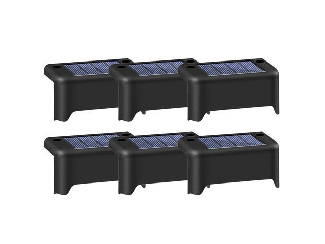 Solar Outdoor Waterproof Garden Stairs Fence Warm Light Road Stud Lamp for Garden Landscape Street Pathway