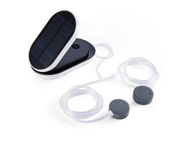 Solar Power Oxygen Pump Fish Tank Oxygenator Aquarium Oxygen Aerator Pond Aerator Air Pump Fishing Aerator Aquarium Airpump with Aquarium Oxygen