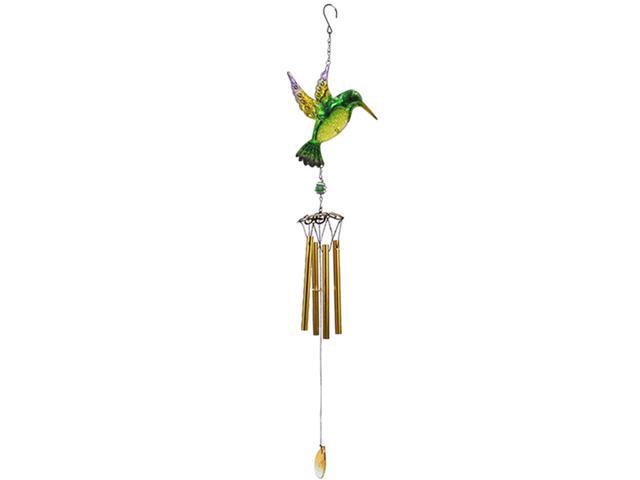 Wind Chime Bird Shaped Hanging Ornament Multi-Tube Wind Chimes Thanksgiving Day Home Outdoor Garden Balcony Backyard Church Festival Hanging