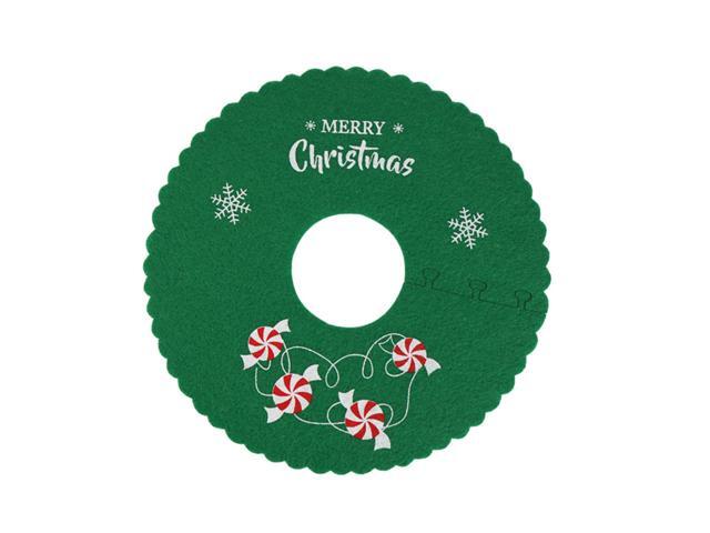 Christmas Tree Skirt Reusable Xmas Tree Skirt for Christmas Decorations Happy Thanksgiving Day Wedding Holiday Festivals Gift