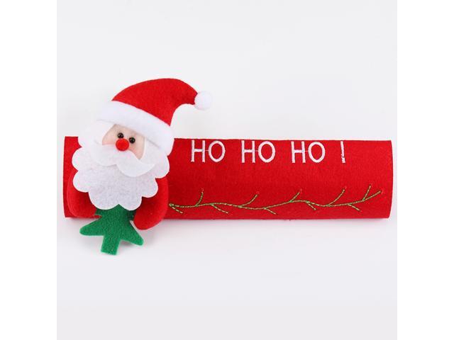 Christmas Refrigerator Door Handle Covers Kitchen Appliance Decor Handles Antiskid Protector Gloves for Fridge Home Decor Gift Thanksgiving Day