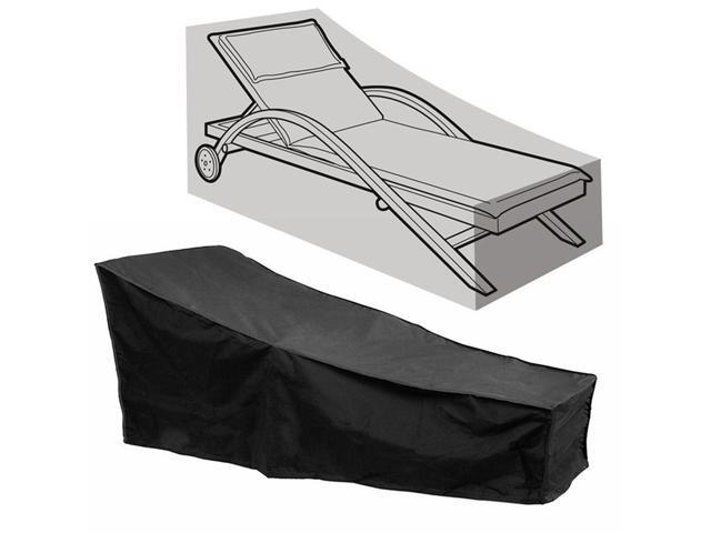 Patio Lounge Chair Cover Chair Top Replacement Sun Shade Cover Waterproof Tear-Resistant UV Resistant Furniture Sunbed Cover