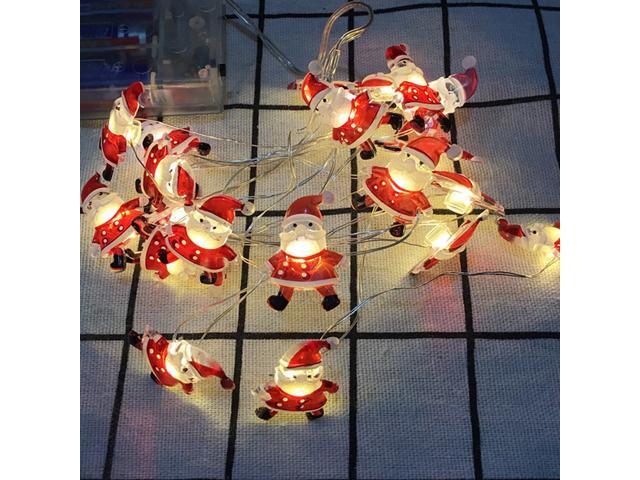 LED Light String Christmas Decoration For Home Christmas Ornament Xmas Gift New Year Santa Light String