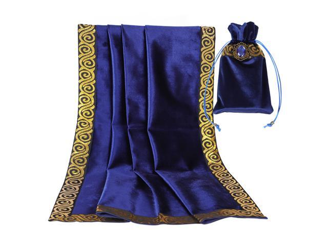 Altar Tarot Table Cloth Velvet Tarot Divination Tablecloth with Tarot Cards Bag Board Game Accessories