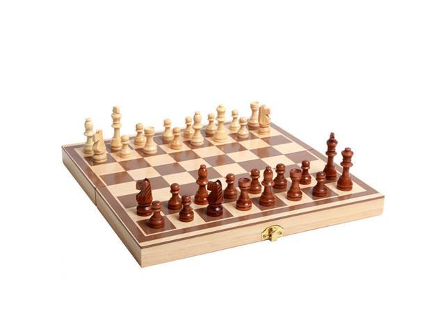 Wooden Chess Folding Wooden High-grade Chess Adults And Children Educational Toys Parent-child Interaction Toys Portable Board Game