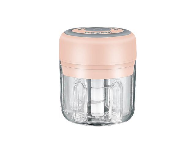 Mini Garlic Grinder Electric Garlic Chopper Cordless Food Fruit Vegetable Blender Kitchen Gadgets 250ML USB Rechargeable