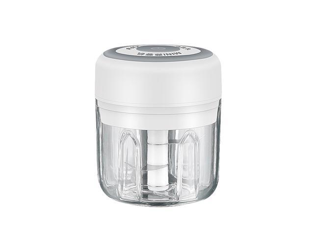 Mini Garlic Grinder Electric Garlic Chopper Cordless Food Fruit Vegetable Blender Kitchen Gadgets 250ML USB Rechargeable