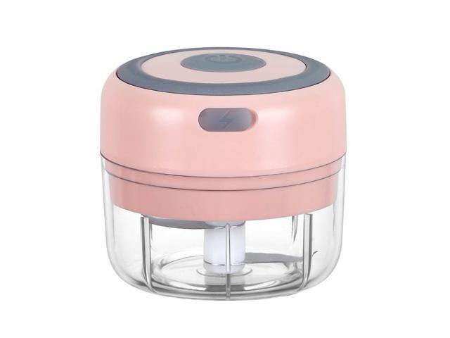 Mini Garlic Grinder Electric Garlic Chopper Cordless Food Fruit Vegetable Blender Kitchen Gadgets 100ML USB Rechargeable